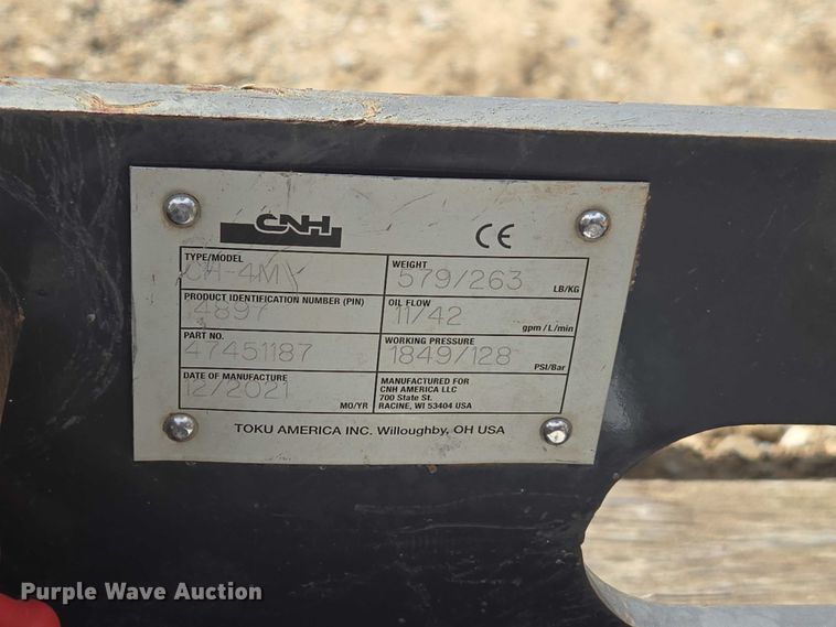 image for item FH6610 Case CH-4M Backhoe attachments