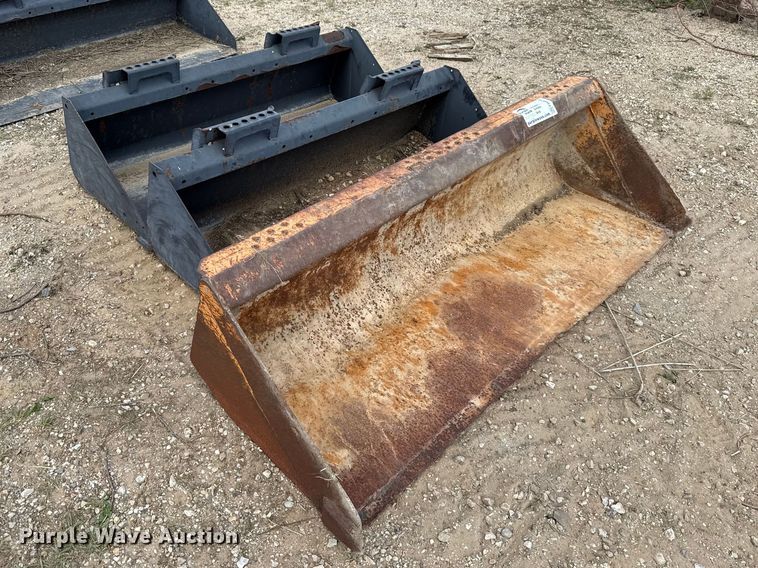image for item FH6612 (4) skid steer buckets