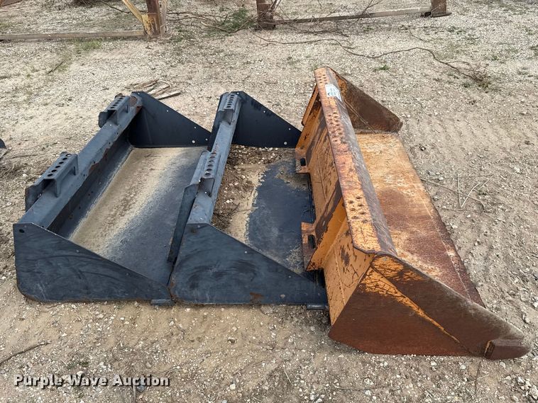 image for item FH6612 (4) skid steer buckets