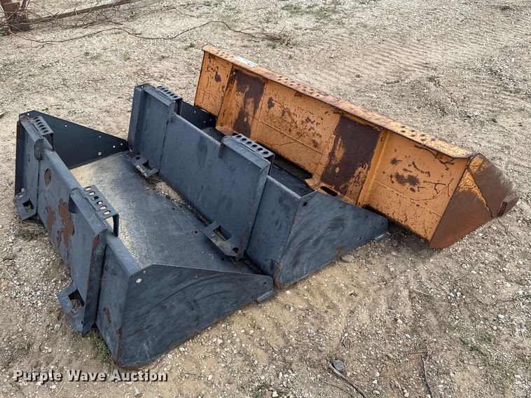 image for item FH6612 (4) skid steer buckets