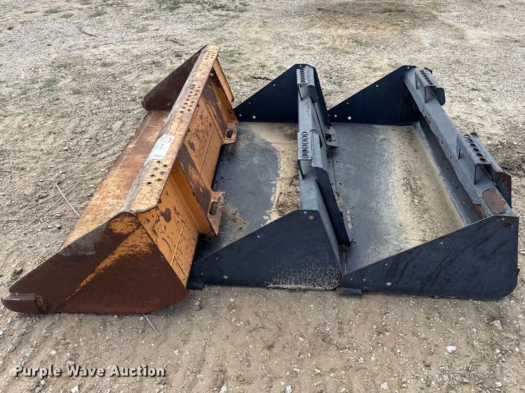image for item FH6612 (4) skid steer buckets