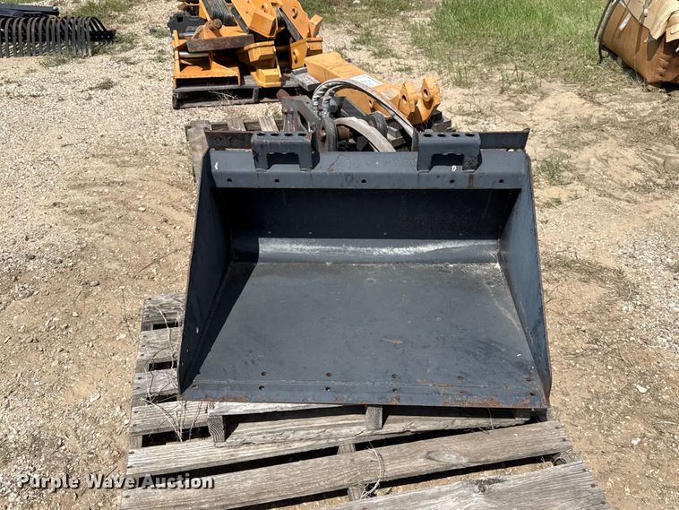 image for item FH6612 (4) skid steer buckets