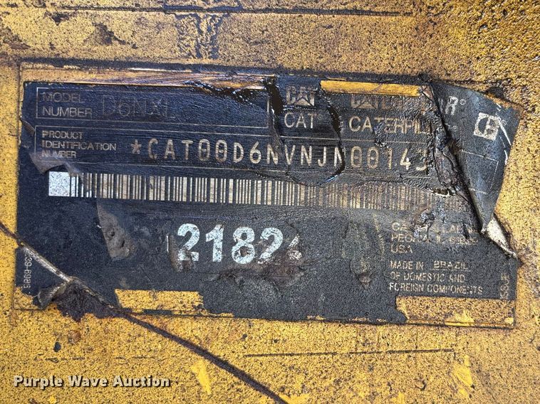 image for item FH7018 2017 Caterpillar D6N XL dozer