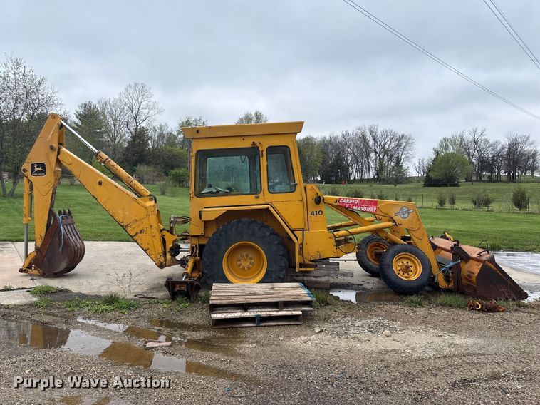 image for item FH7049 John Deere 410 backhoe