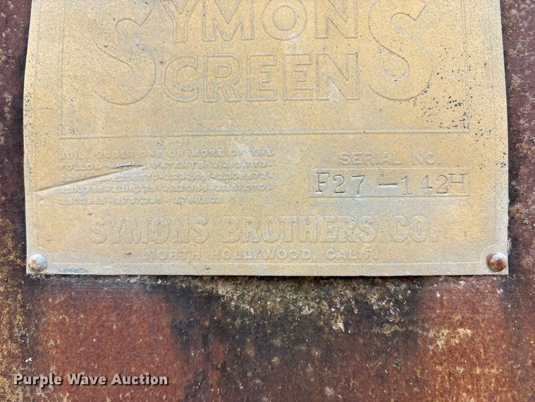 image for item FH7062 Symons screen