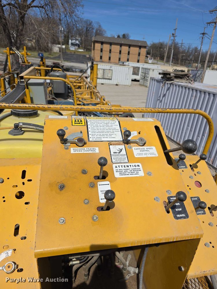 image for item FI0965 Bidwell 3600  bridge deck finisher