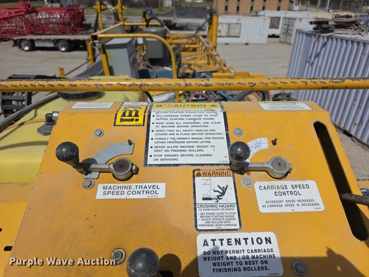 image for item FI0965 Bidwell 3600  bridge deck finisher