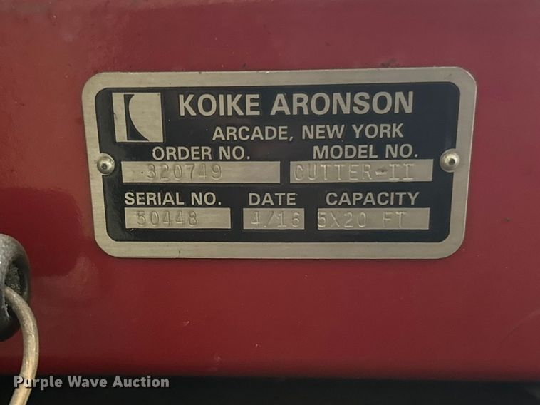 image for item FK0047 Koike Aronson Cutter II plasma cutting table