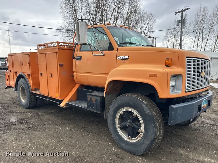 image for item FK0054 1993 Chevrolet Kodiak C7500 utility / service truck