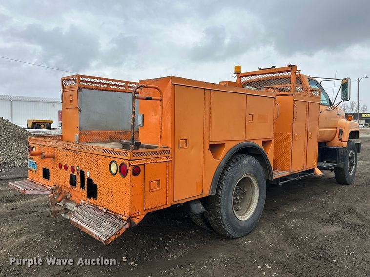 image for item FK0054 1993 Chevrolet Kodiak C7500 utility / service truck