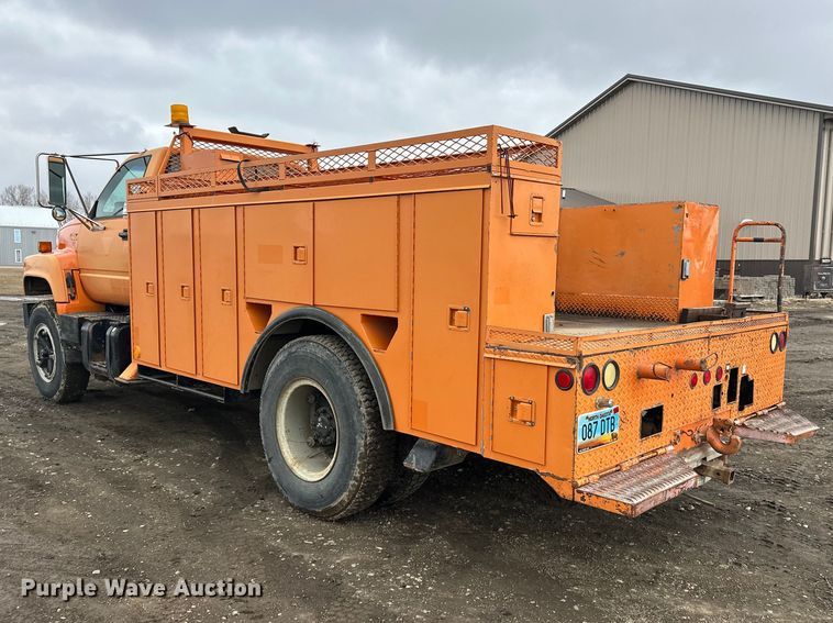 image for item FK0054 1993 Chevrolet Kodiak C7500 utility / service truck