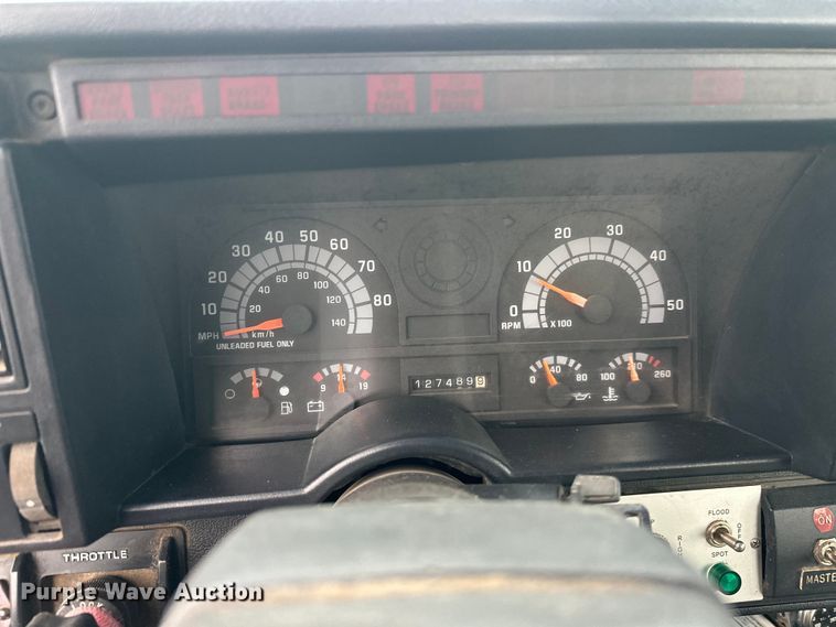 image for item FK0054 1993 Chevrolet Kodiak C7500 utility / service truck