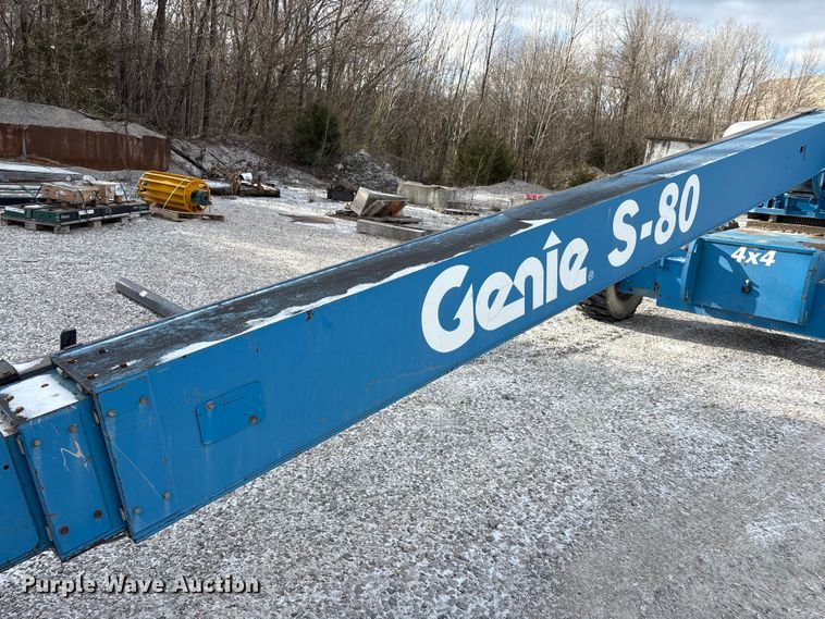 image for item FK1274 2007 Genie S-80 boom lift