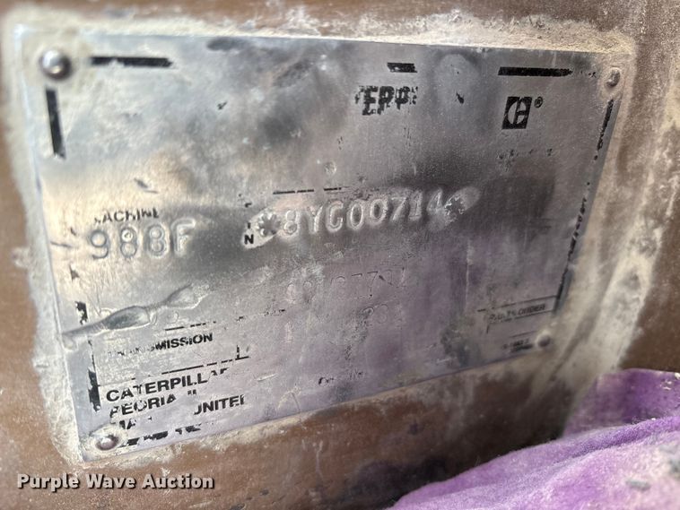 image for item FK1276 1994 Caterpillar 988F wheel loader