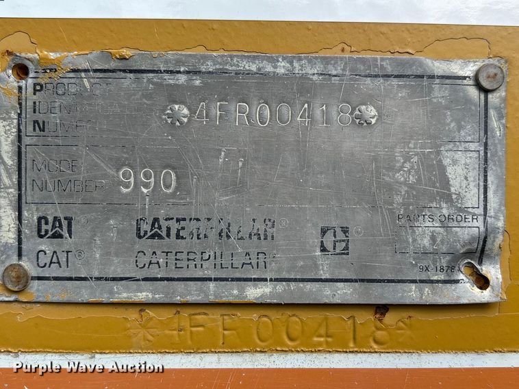 image for item FK1280 1999 Caterpillar 990 wheel loader