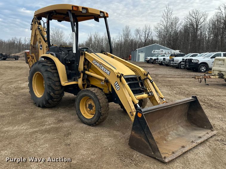 image for item FK1854 John Deere 110 backhoe
