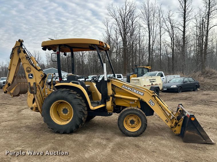 image for item FK1854 John Deere 110 backhoe