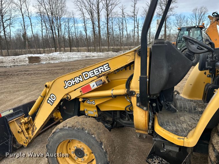 image for item FK1854 John Deere 110 backhoe