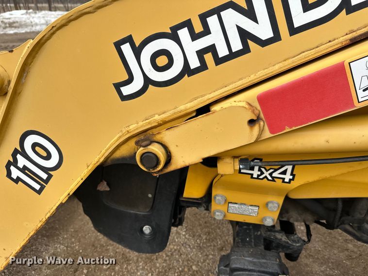 image for item FK1854 John Deere 110 backhoe