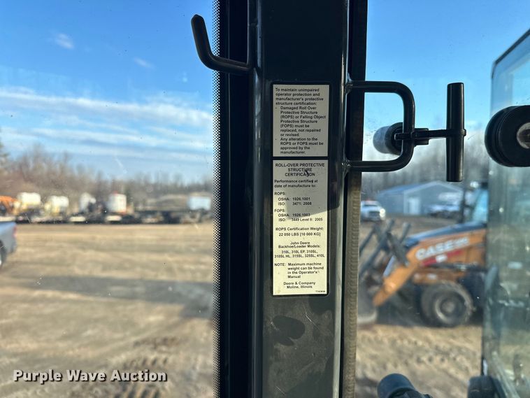 image for item FK1856 2015 John Deere 310SL backhoe