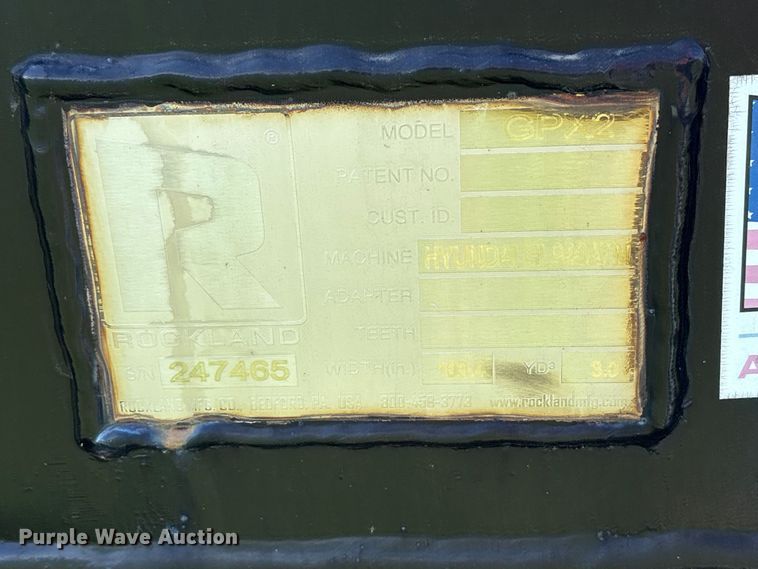 image for item NK9069 Rockland GPX2 wheel loader bucket