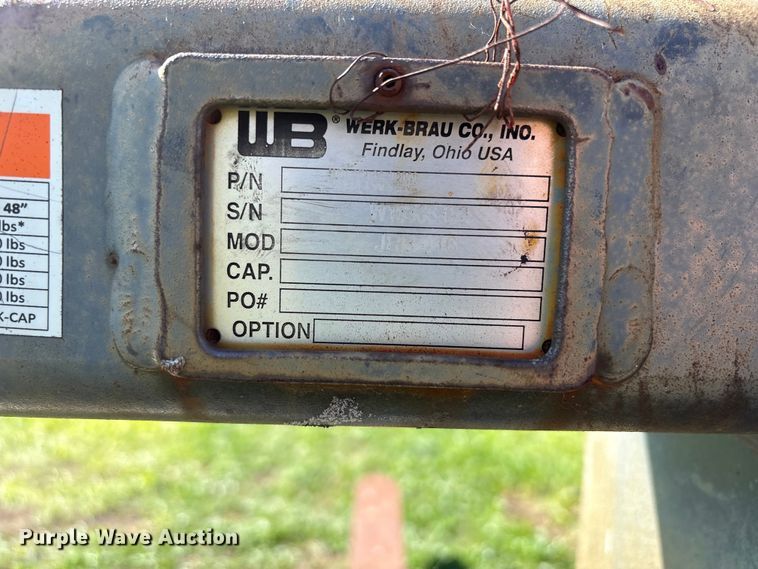 image for item NK9071 Werk-Brau JRB416 wheel loader forks