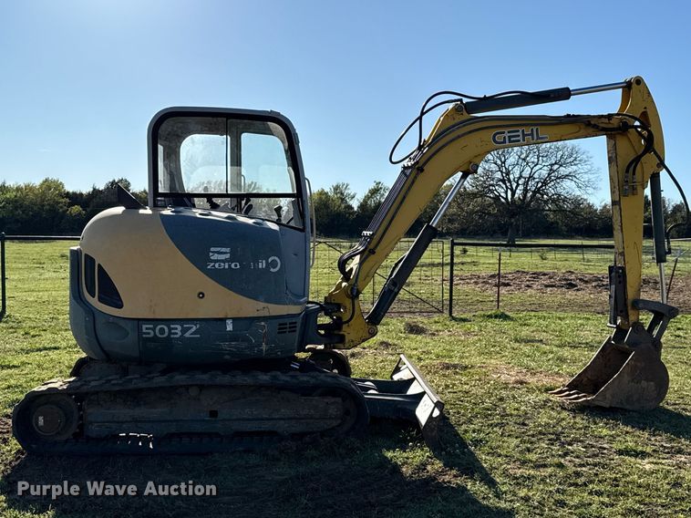 image for item NK9159 2005 Gehl 503Z mini excavator