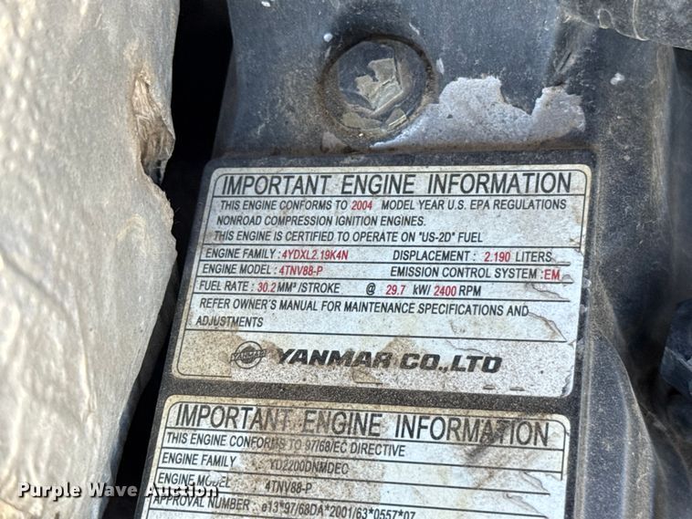 image for item NK9159 2005 Gehl 503Z mini excavator