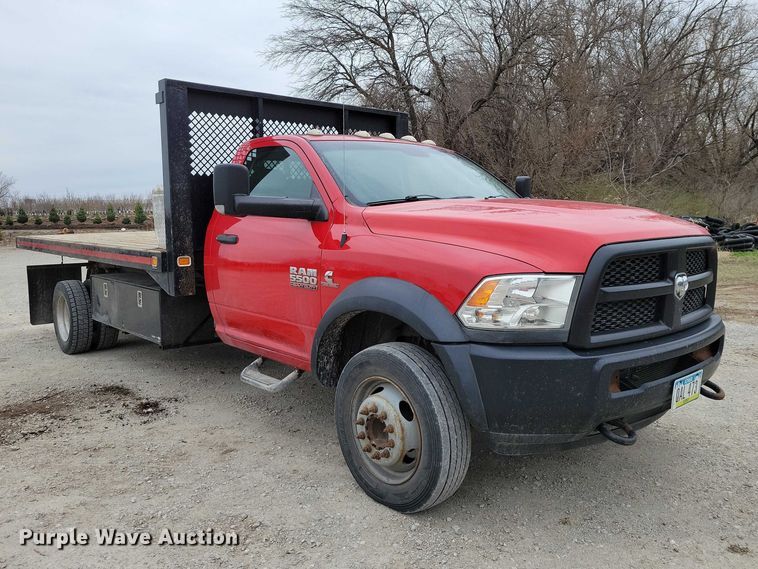 image for item NK9987 2016 RAM 5500 dump flatbed truck