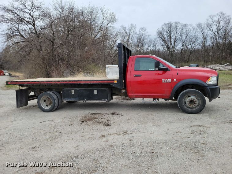 image for item NK9987 2016 RAM 5500 dump flatbed truck
