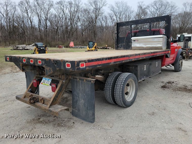 image for item NK9987 2016 RAM 5500 dump flatbed truck