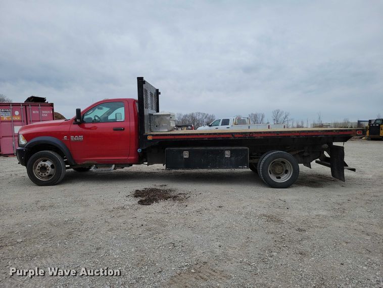 image for item NK9987 2016 RAM 5500 dump flatbed truck