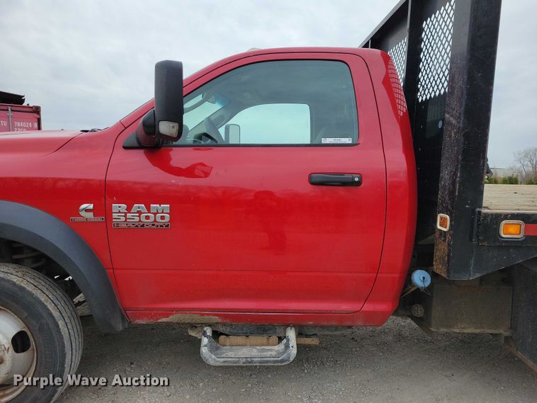 image for item NK9987 2016 RAM 5500 dump flatbed truck