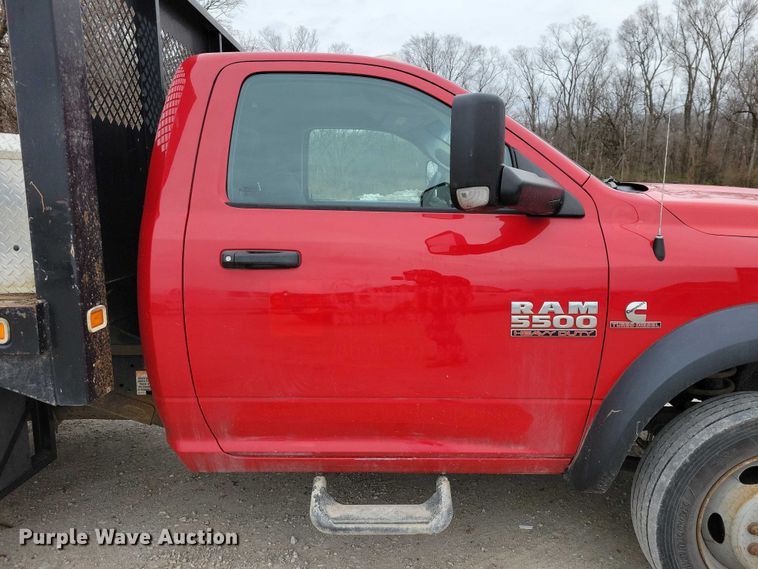 image for item NK9987 2016 RAM 5500 dump flatbed truck