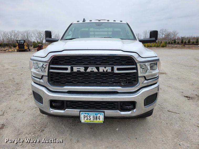 image for item NK9988 2020 RAM 3500 flatbed pickup truck
