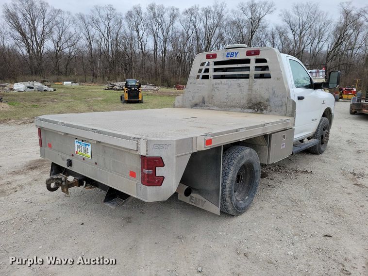 image for item NK9988 2020 RAM 3500 flatbed pickup truck