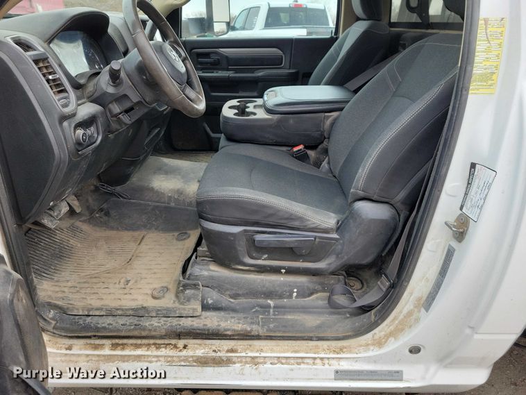 image for item NK9988 2020 RAM 3500 flatbed pickup truck