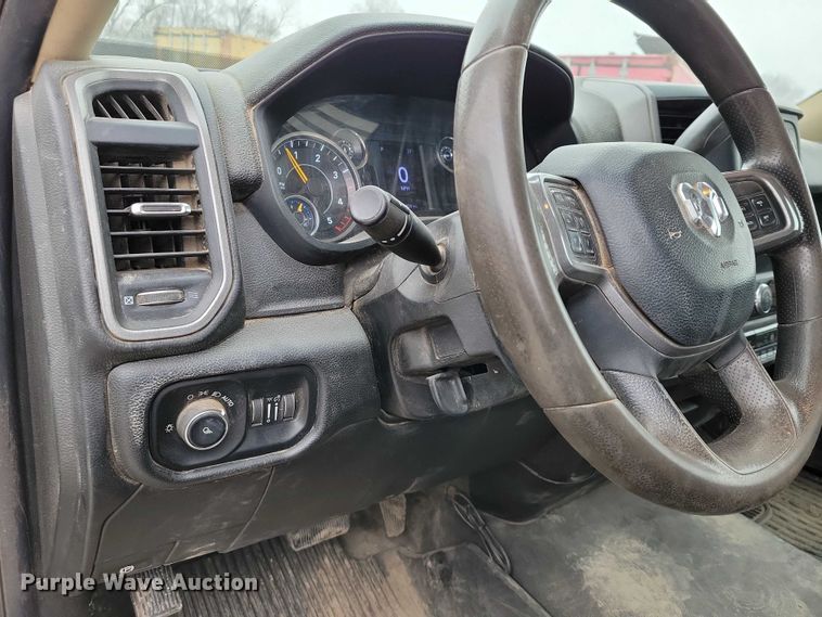 image for item NK9988 2020 RAM 3500 flatbed pickup truck