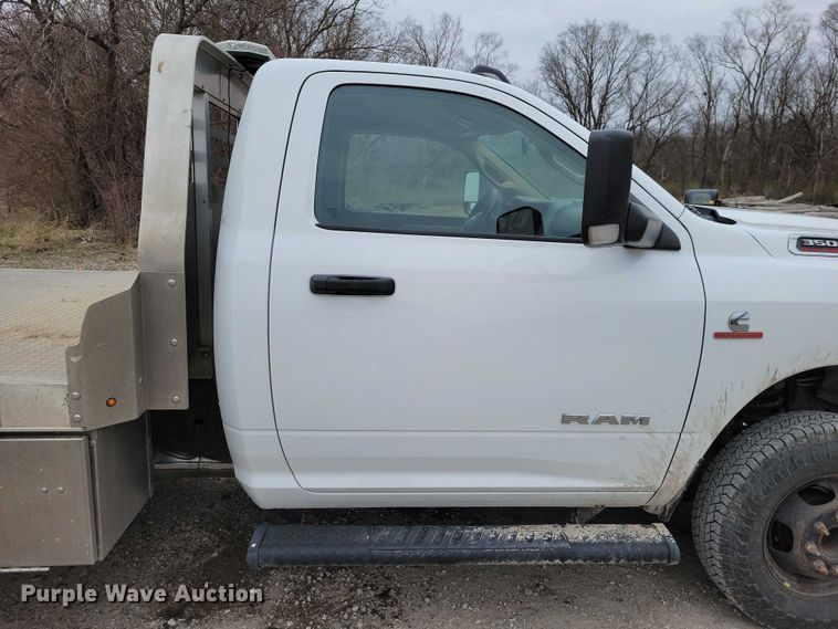 image for item NK9988 2020 RAM 3500 flatbed pickup truck