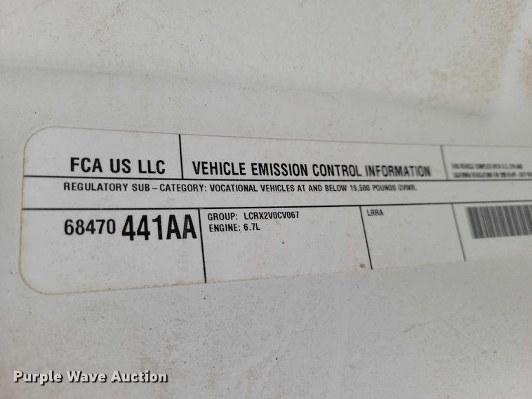 image for item NK9988 2020 RAM 3500 flatbed pickup truck