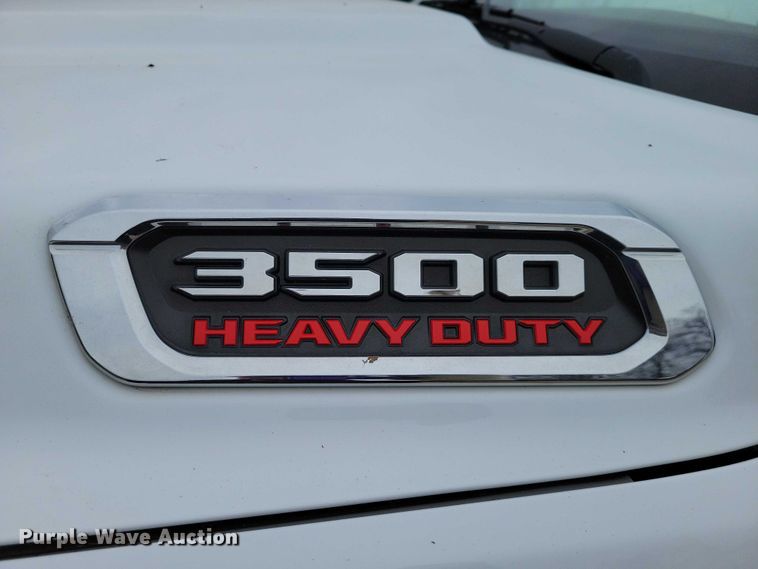 image for item NK9988 2020 RAM 3500 flatbed pickup truck