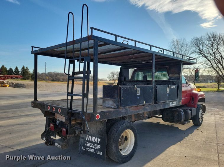 image for item NK9997 1993 GMC Top Kick flatbed truck