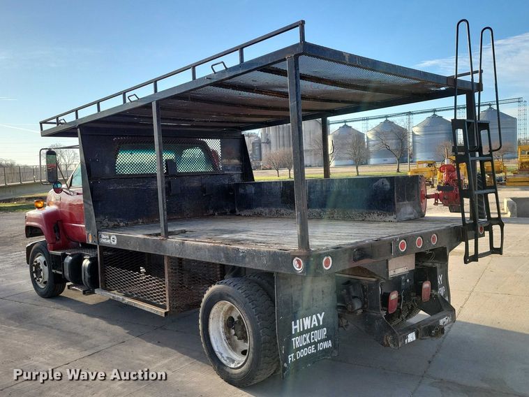 image for item NK9997 1993 GMC Top Kick flatbed truck