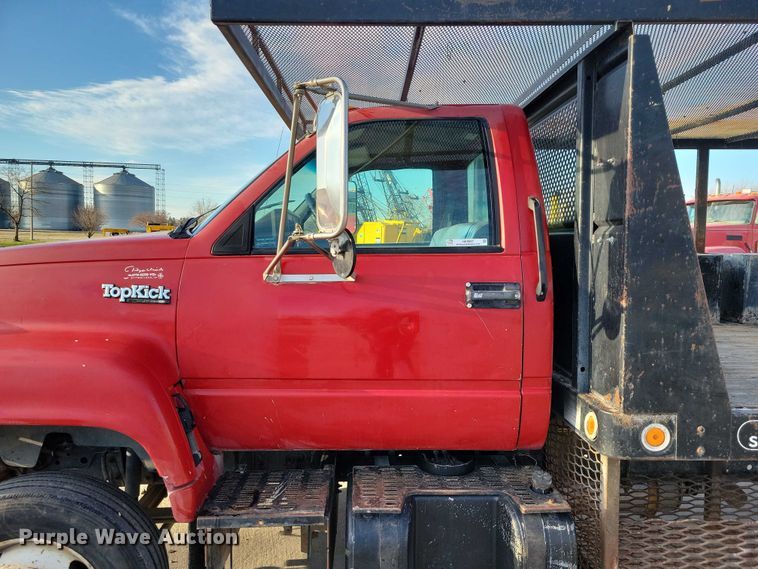 image for item NK9997 1993 GMC Top Kick flatbed truck