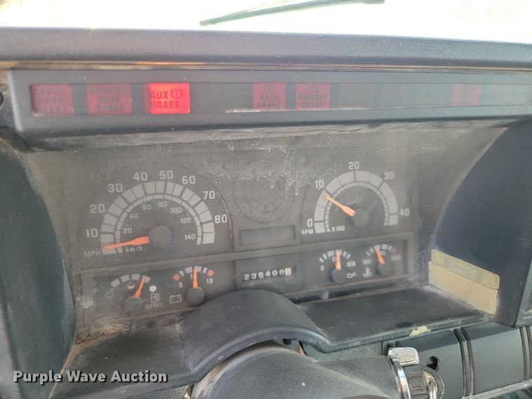 image for item NK9997 1993 GMC Top Kick flatbed truck