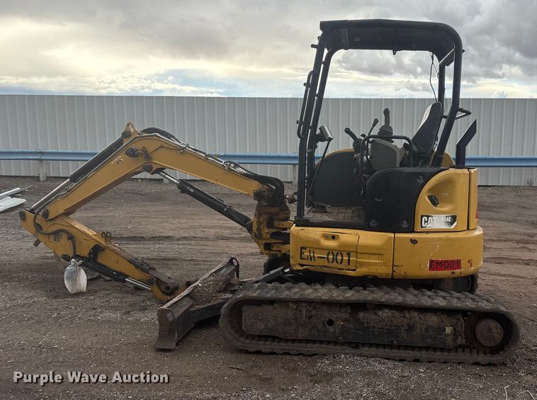 image for item YA1454 2016 Caterpillar 304E2 CR mini excavator