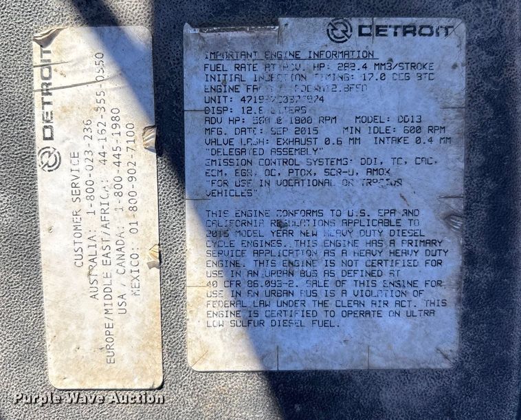 image for item YA1618 2016 Western Star 4700SF ready mix truck