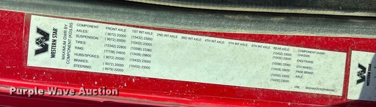 image for item YA1618 2016 Western Star 4700SF ready mix truck