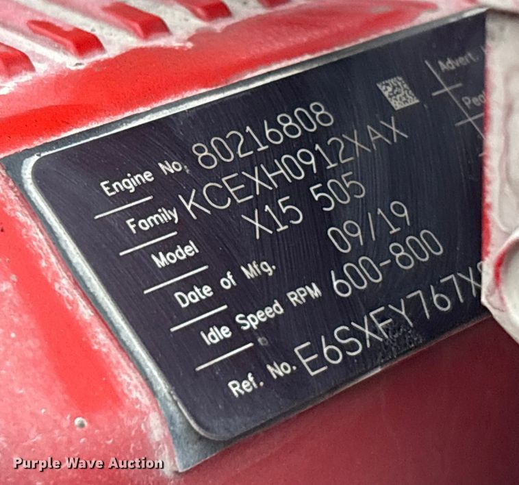 image for item YA2031 2020 Kenworth T880 dump truck