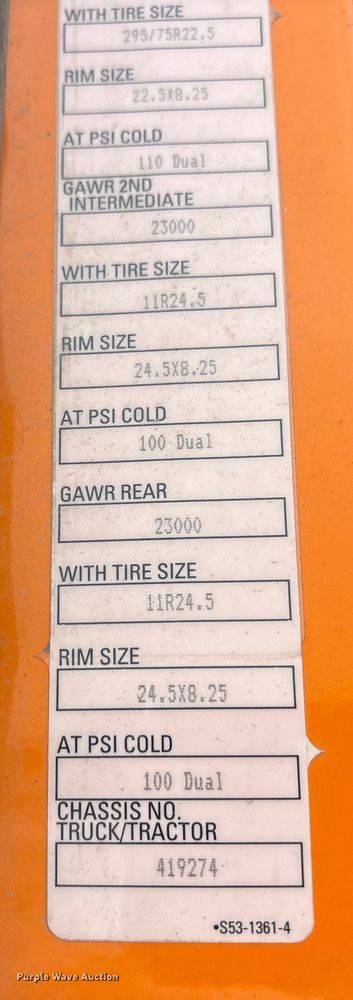 image for item YA2031 2020 Kenworth T880 dump truck